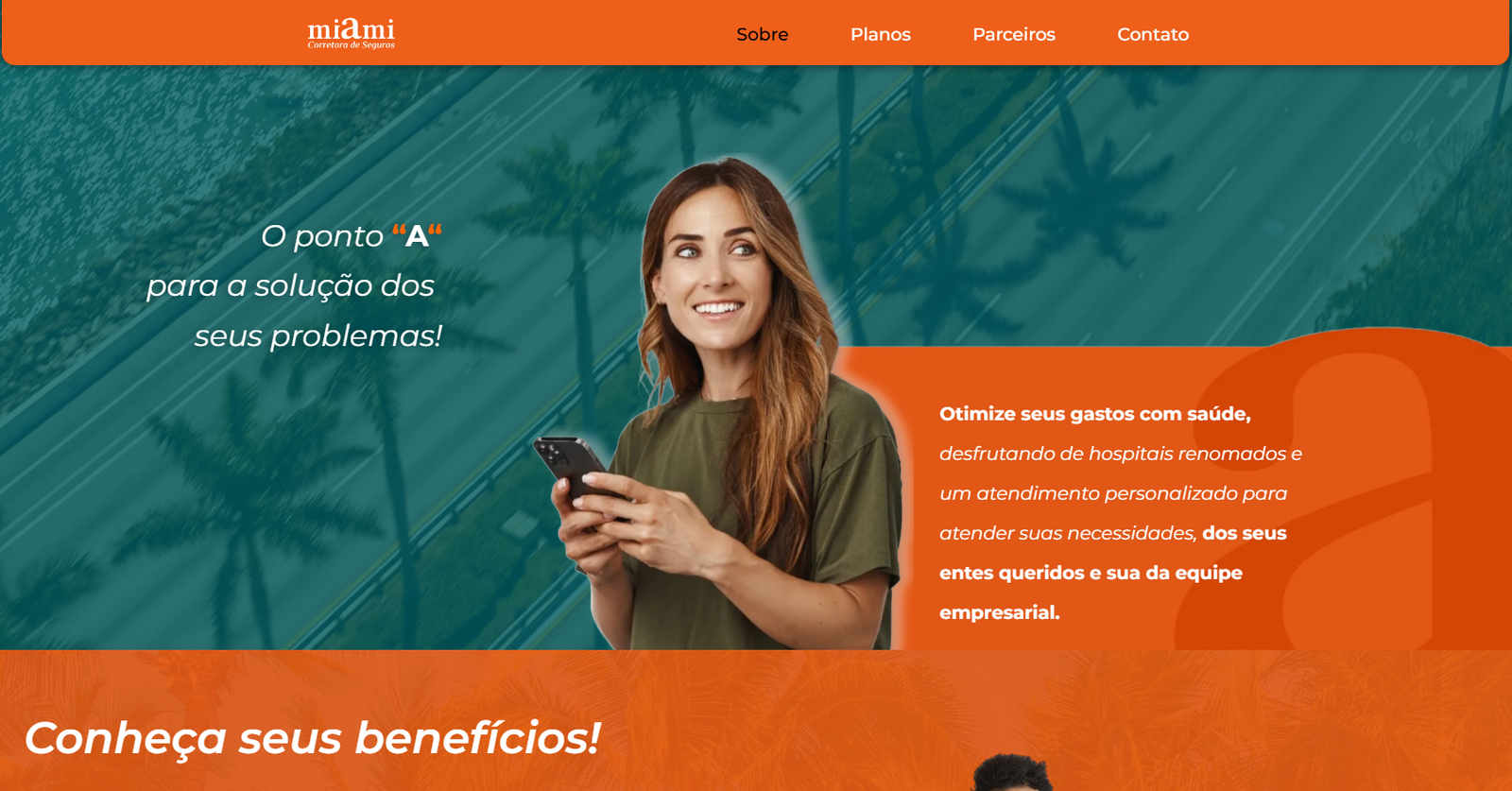 Site da Miami Corretora de Seguros